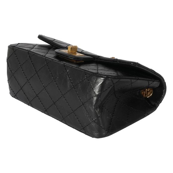 Chanel Black Calfskin 2.55 Reissue 224 Flap Bag - Picture 7 of 8